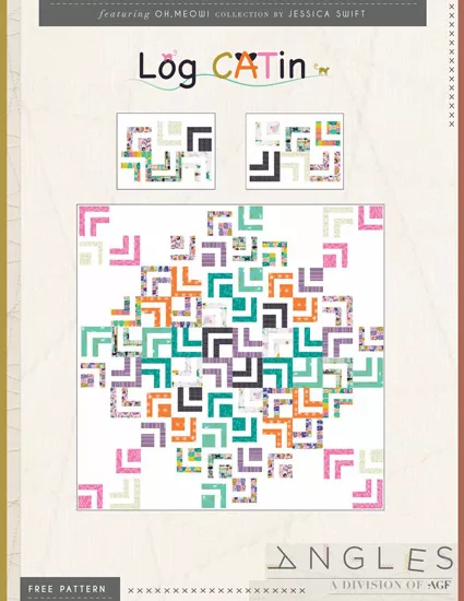 Log CATin Quilt 