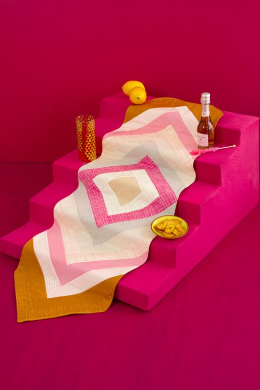 Checkered-Elements-Table-Runner-1-fabric-collection-agf