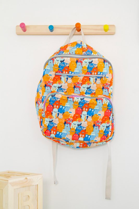 Monsterville_Backpack-fabric-collection-agf-studio
