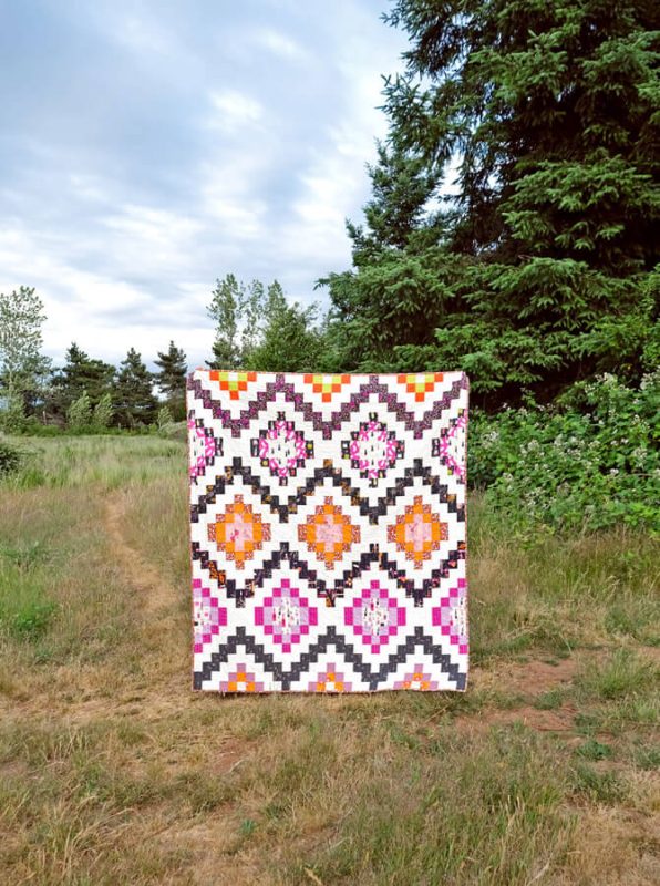 The-Stella-Quilt-in-Spooky-'n-Witchy-11-fabric-collection-agfstudio