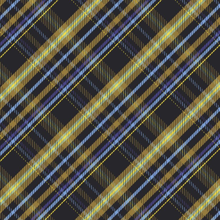 black plaid fabric