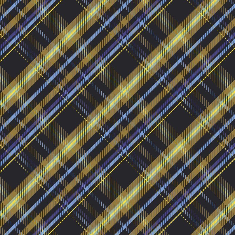 black plaid fabric