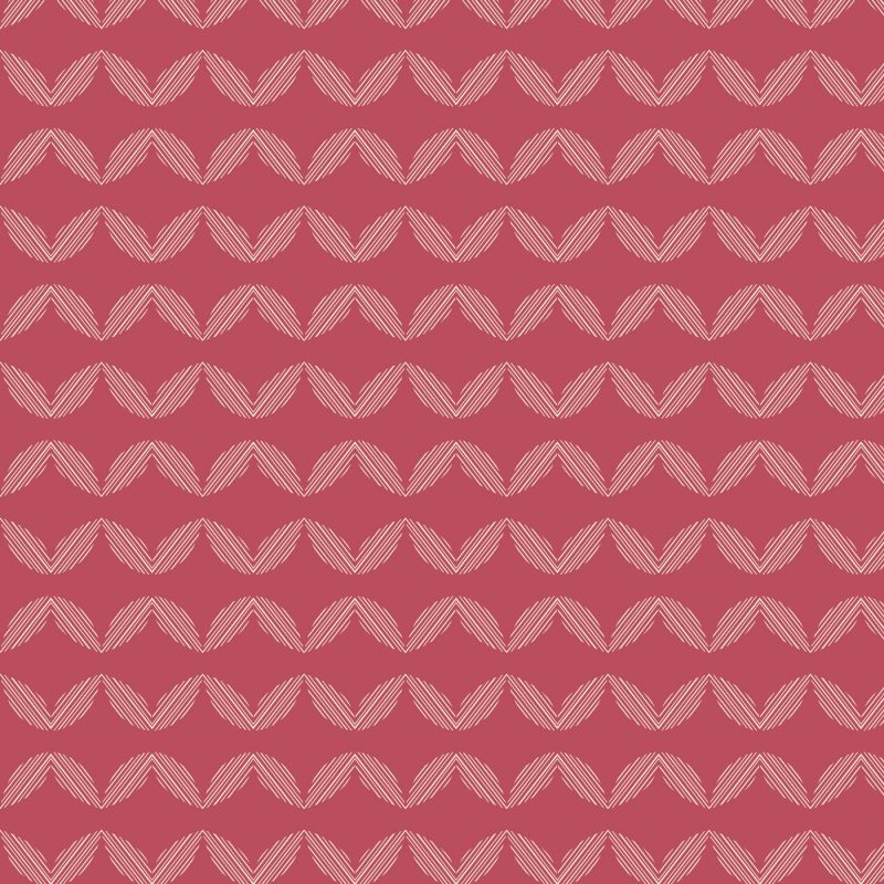 red geometric fabric pattern