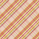 plaid fabric in pink and red