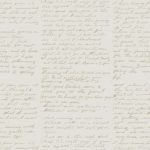 Cursive writing fabric