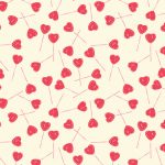 Heart lollipop fabric