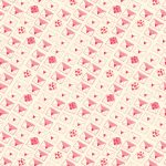 Pink love letters fabric