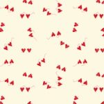 Heart glasses fabric