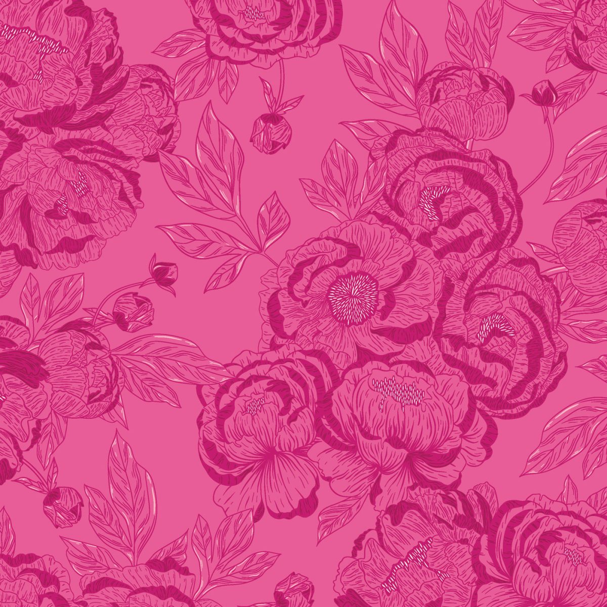 pink roses with a pink background fabric