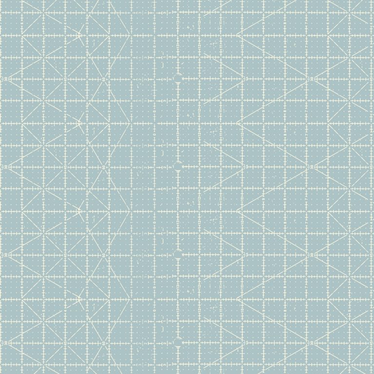 quilt ruler fabric in blue