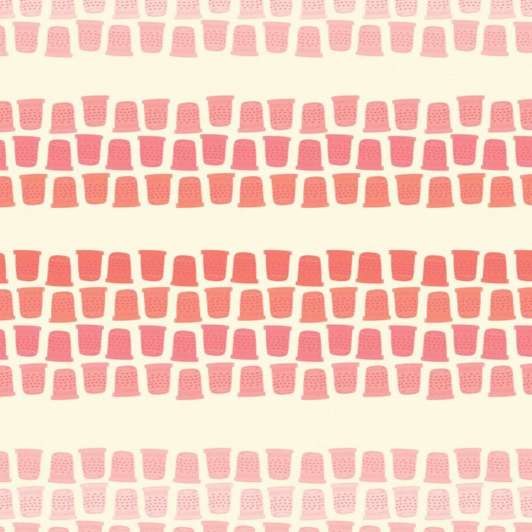 pink thimble fabric