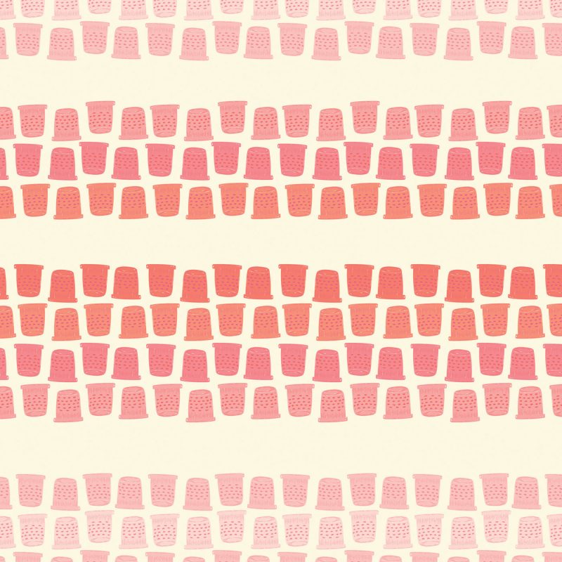 pink thimble fabric