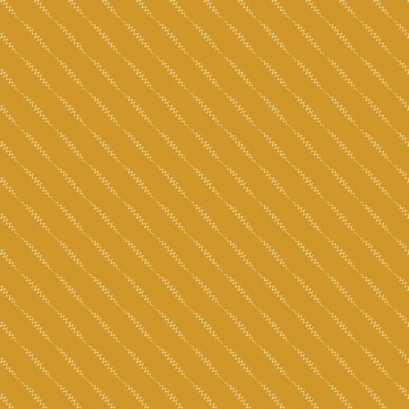 white stiches in yellow background