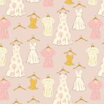 fabric with dresses and outfits