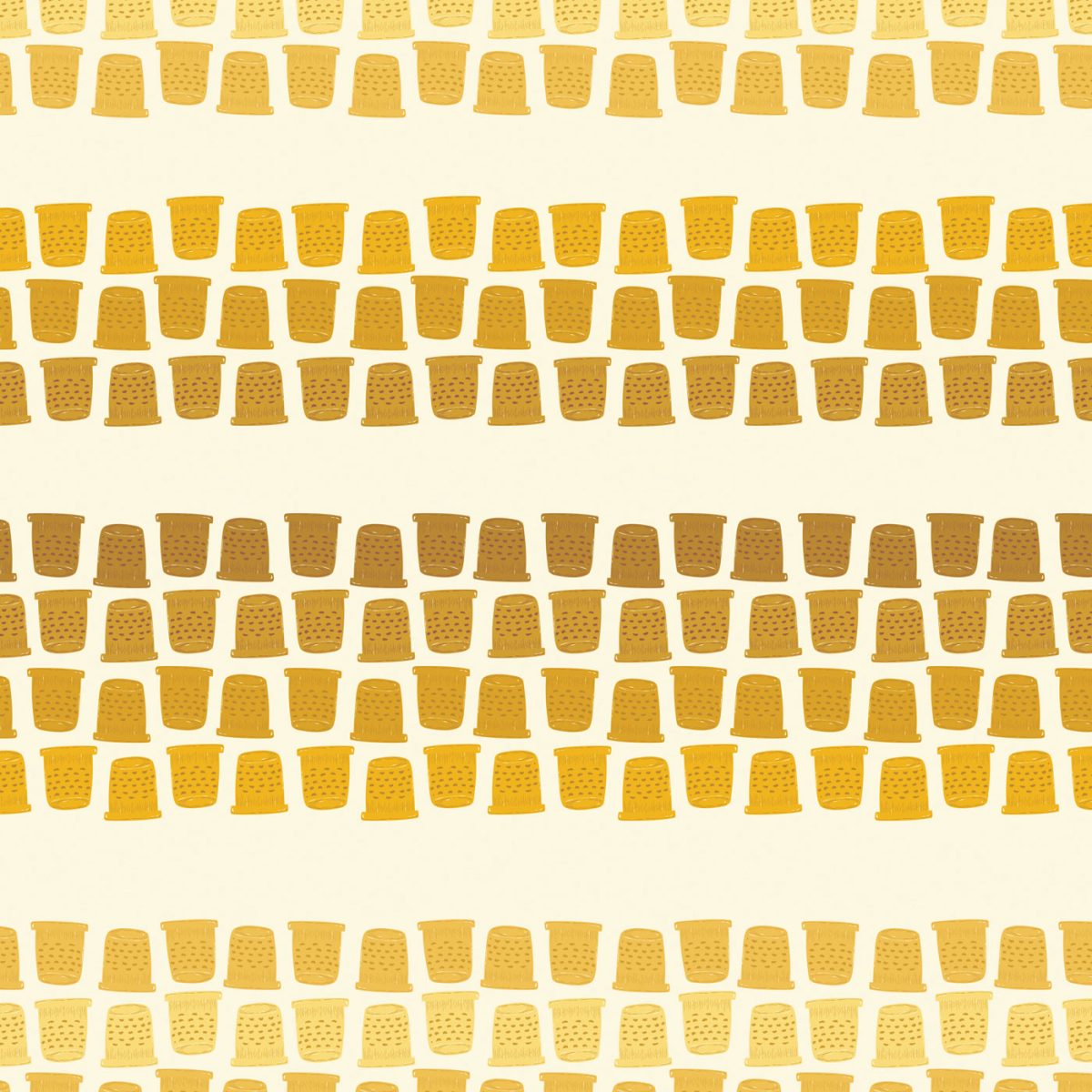 yellow thimble fabric